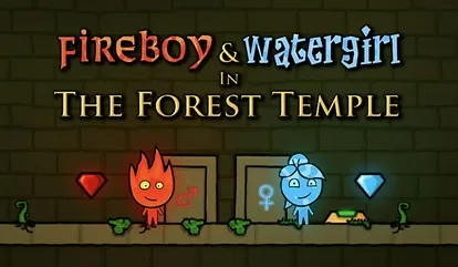 Fireboy and Watergirl - Forest Temple Image